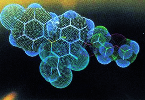 Sintofen molecule, active ingredient of Croisor® Pack.